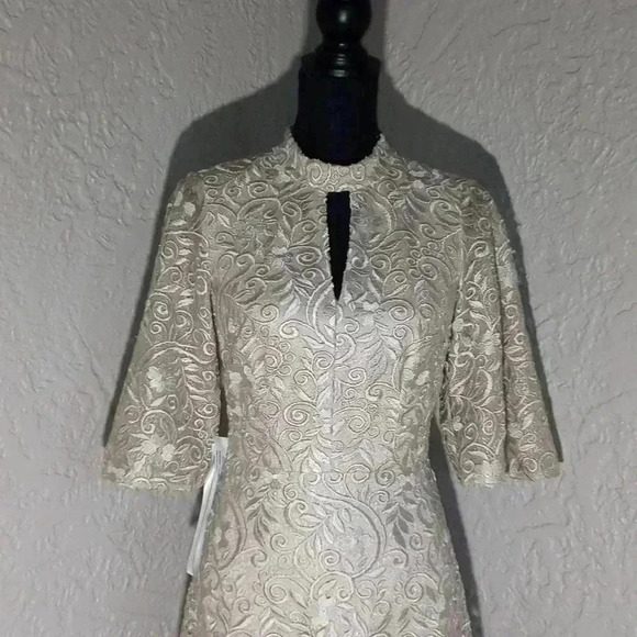 JS COLLECTIONS Angela Midi Dress sz 2 - Picture 9 of 11